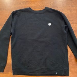 Palm golf black crewneck sweatshirt
